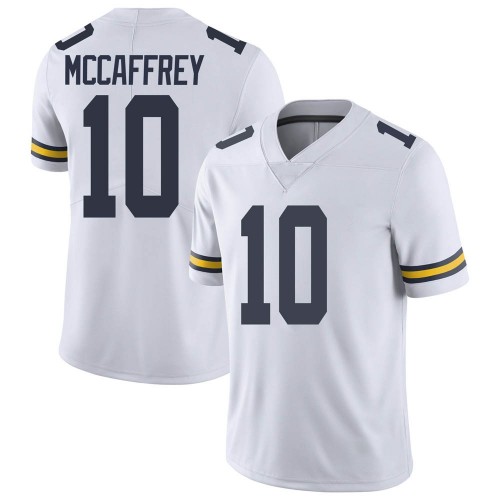 Dylan McCaffrey Michigan Wolverines Men's NCAA #10 White Limited Brand Jordan College Stitched Football Jersey PXF2254HZ